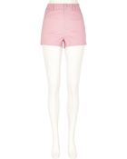 River Island Light Pink High Waisted Stretch Shorts - Lyst