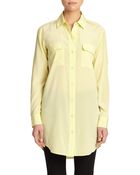 DKNY Silk Tunic - Lyst