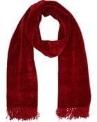 Barneys New York Chenille Scarf - Lyst