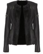 Balmain Leather Jacket - Lyst