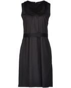 Jil Sander Navy Short Dress - Lyst