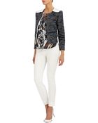 Rachel Roy Tweed Mix Media Jacket - Lyst