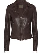 Muubaa Sabi Leather Biker Jacket - Lyst