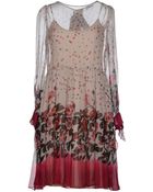 RED Valentino Short Dress - Lyst