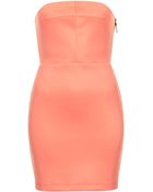 Topshop Petite Bandeau Bodycon Dress - Lyst