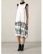 Bernhard Willhelm People Print Pleated Dress - Lyst