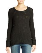 Guess Cotton Blend Pullover - Lyst