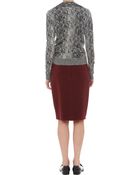 Lanvin Jersey Pencil Skirt - Lyst