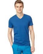 Calvin Klein Vneck Tshirt - Lyst