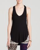 Free People Tank - Drippy Thermal Monroe - Lyst
