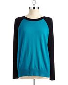 Jones New York Colorblocked Pullover - Lyst