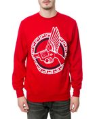 Crooks And Castles The Flying Gun Circle Crewneck Sweatshirt - Lyst