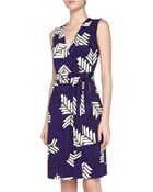 Diane von Furstenberg New Yahzi Printed Wrap Dress - Lyst
