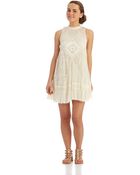 Free People Angel Lace Dress - Lyst