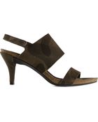 Pedro Garcia Camouflage Sling Back Sandals - Lyst
