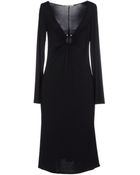 Class Roberto Cavalli Knee-Length Dress - Lyst