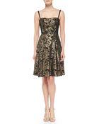 Nanette Lepore Spotlight Metallic Jacquard Dress - Lyst