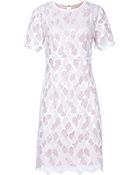 Reiss Anise Fitted Lace Dress - Lyst