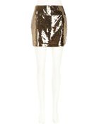 River Island Gold Tone Sequin Mini Tube Skirt - Lyst