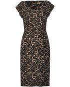 Michael Kors Kneelength Dress - Lyst