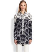 Etro Mixed-print Silk Tunic - Lyst