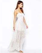 Asos Lace Maxi Dress - Lyst
