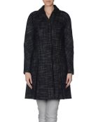 Jil Sander Navy Coat - Lyst
