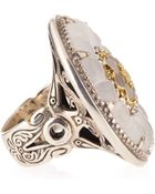 Konstantino Iris Crystal Flower Ring - Lyst