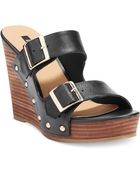 Kensie Reid Platform Wedge Sandals - Lyst