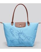 Longchamp Tote Le Pliage Statue Of Liberty - Lyst