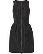 Tibi Silk-Faille Mini Dress - Lyst