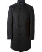 Boss by Hugo Boss Banded Collar Coat - Lyst