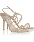 Jimmy Choo Issey Suede Sandals - Lyst