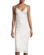 Jason Wu Silk Embroidered Slip Dress - Lyst