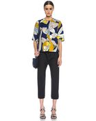 Marni Linen Armure Jacket - Lyst