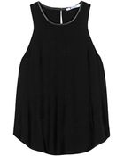 T By Alexander Wang Asymmetrical Crepe Top - Lyst