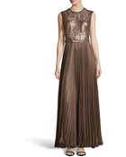 Catherine Deane Naya Cutout Leather Gown - Lyst