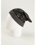 Diesel Leopard Jacquard Beanie Hat - Lyst