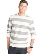 Izod Striped French Terry Pullover - Lyst