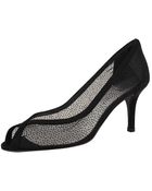 Stuart Weitzman Laceola Pump - Lyst