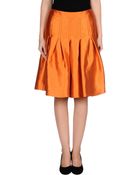 Moschino Knee Length Skirt - Lyst