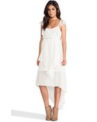 Free People Candle Light Midi Dress - Lyst