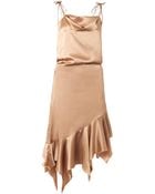 Marques'Almeida Satin Bias-Cut Slip Dress - Lyst