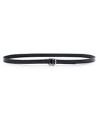 Madewell Double Ring Skinny Belt Deep Navy - Lyst