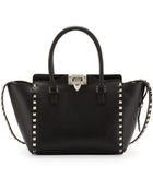 Valentino Rockstud Shopper Tote Bag - Lyst