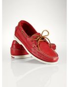 Polo Ralph Lauren Vachetta Barnard Boat Shoe - Lyst