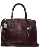 Michael Kors Large Casey Calf Hair Satchel - Lyst