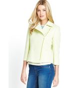 Ted Baker Niora Boucle Biker Jacket - Lyst