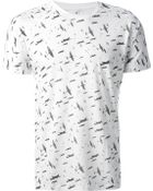 Kris Van Assche Spitfire Print T-Shirt - Lyst