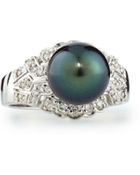 Belpearl Tahitian Pearl & Diamond Ring - Lyst